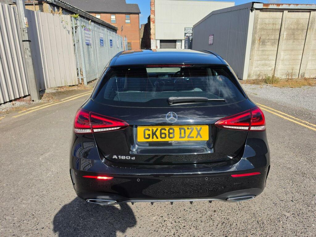 Mercedes-Benz A Class Hatchback 1.5 A180d Amg Line Premium 7G-dct Euro GK68DZX Black #5