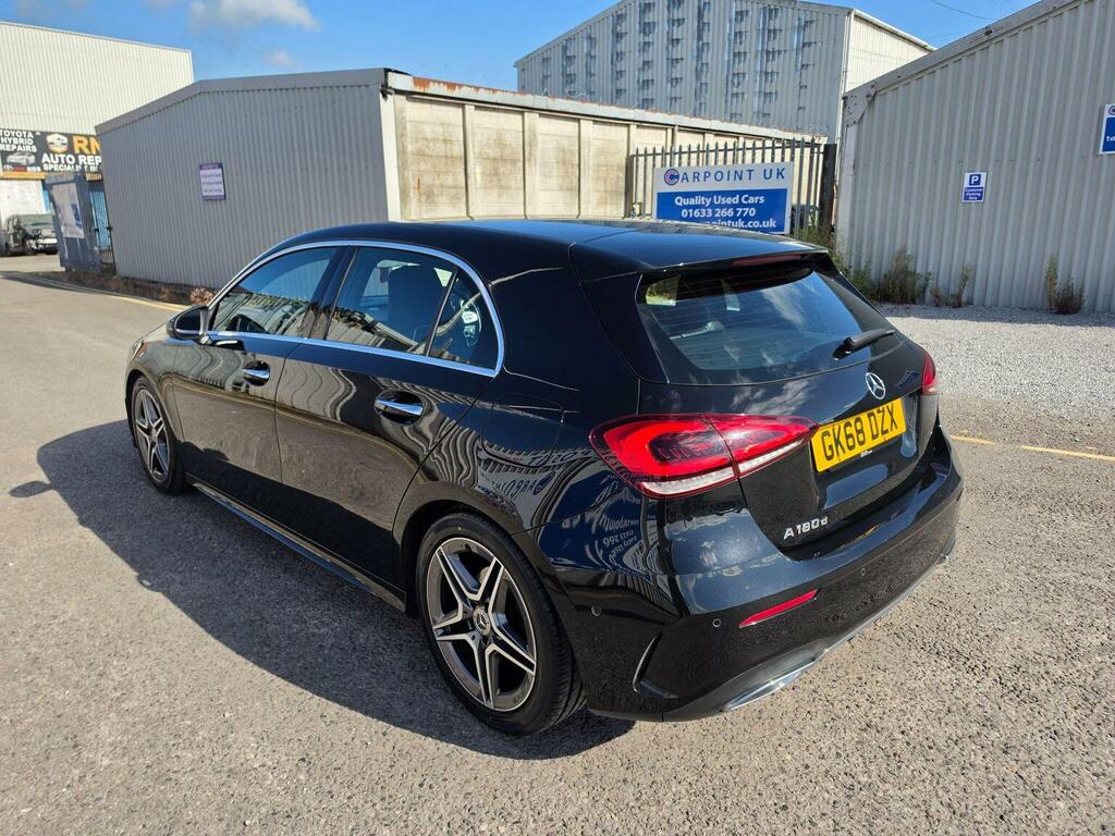 Mercedes-Benz A Class Hatchback 1.5 A180d Amg Line Premium 7G-dct Euro GK68DZX Black #4