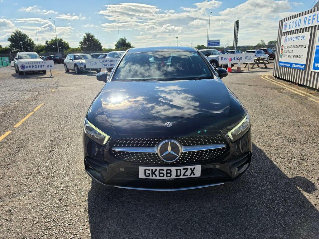 Mercedes-Benz A Class Hatchback 1.5 A180d Amg Line Premium 7G-dct Euro GK68DZX Black #2