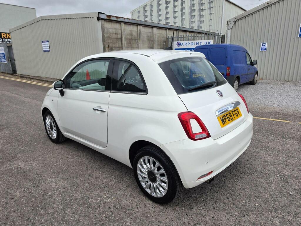 Fiat 500 Hatchback 1.2 Lounge Euro 6 Ss 201969 WP69FGV White #4
