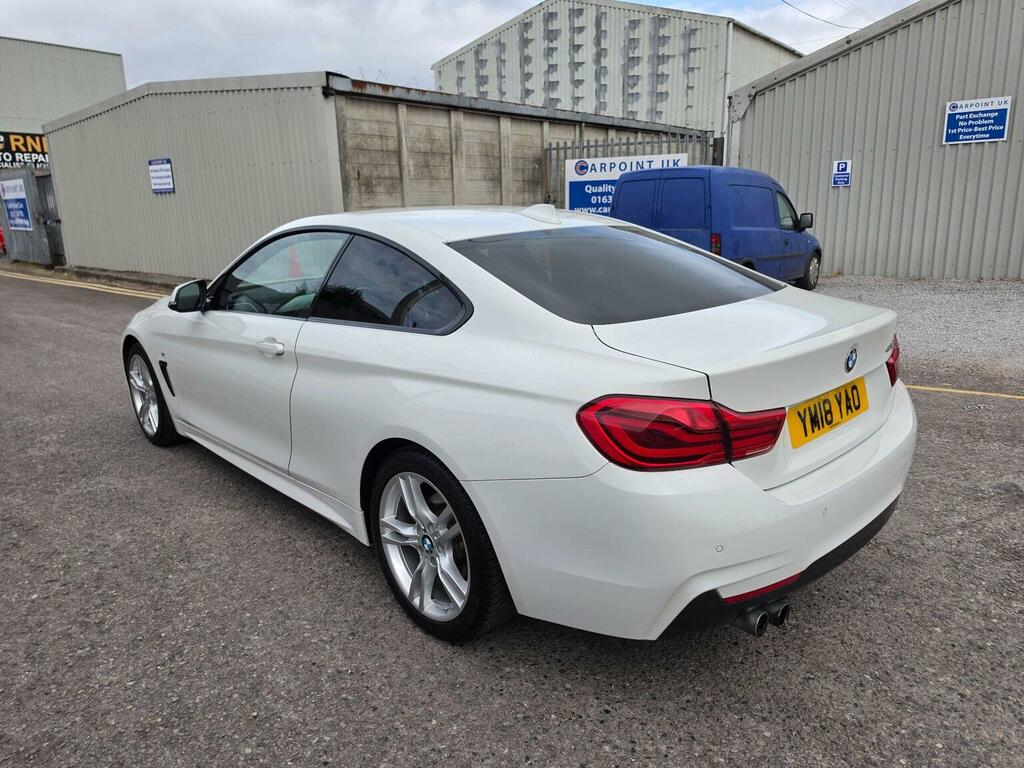 BMW 4 Series Gran Coupe Coupe 2.0 420I M Sport Euro 6 Ss 2018 YM18YAO White #4