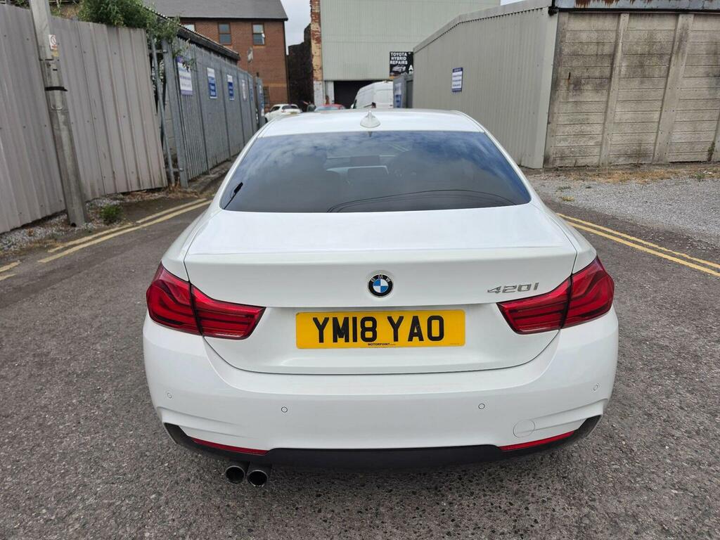 BMW 4 Series Gran Coupe Coupe 2.0 420I M Sport Euro 6 Ss 2018 YM18YAO White #5
