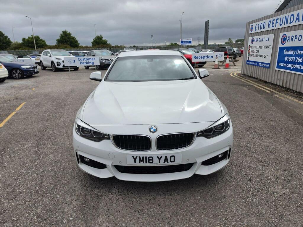 BMW 4 Series Gran Coupe Coupe 2.0 420I M Sport Euro 6 Ss 2018 YM18YAO White #2