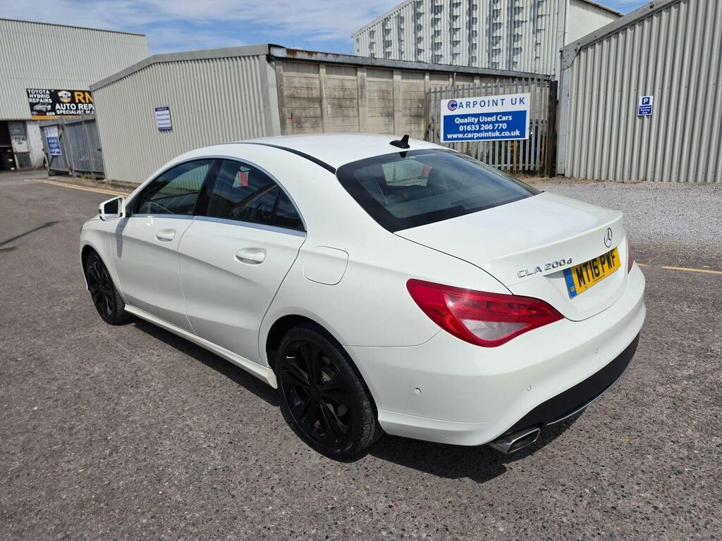 Mercedes-Benz CLA Class Saloon 2.1 Cla200d Sport Coupe Euro 6 Ss 2 White #4