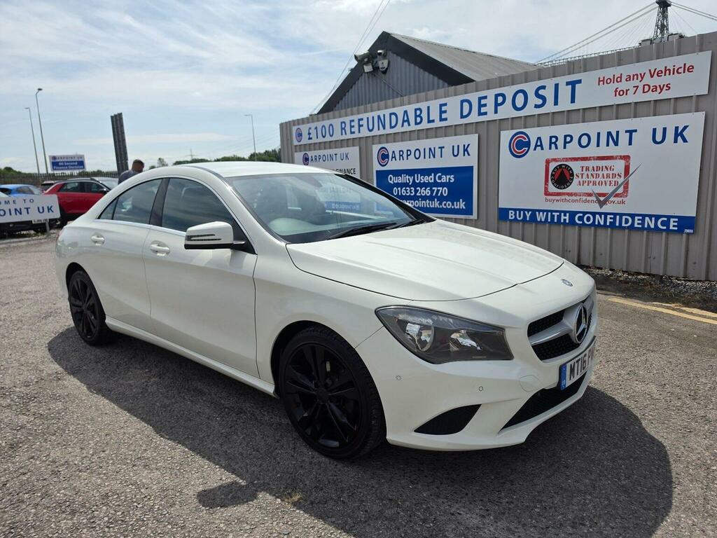 Mercedes-Benz CLA Class Saloon 2.1 Cla200d Sport Coupe Euro 6 Ss 2 White