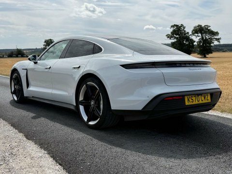 Porsche Taycan Performance Plus 93.4Kwh 4S Saloon Blue #10