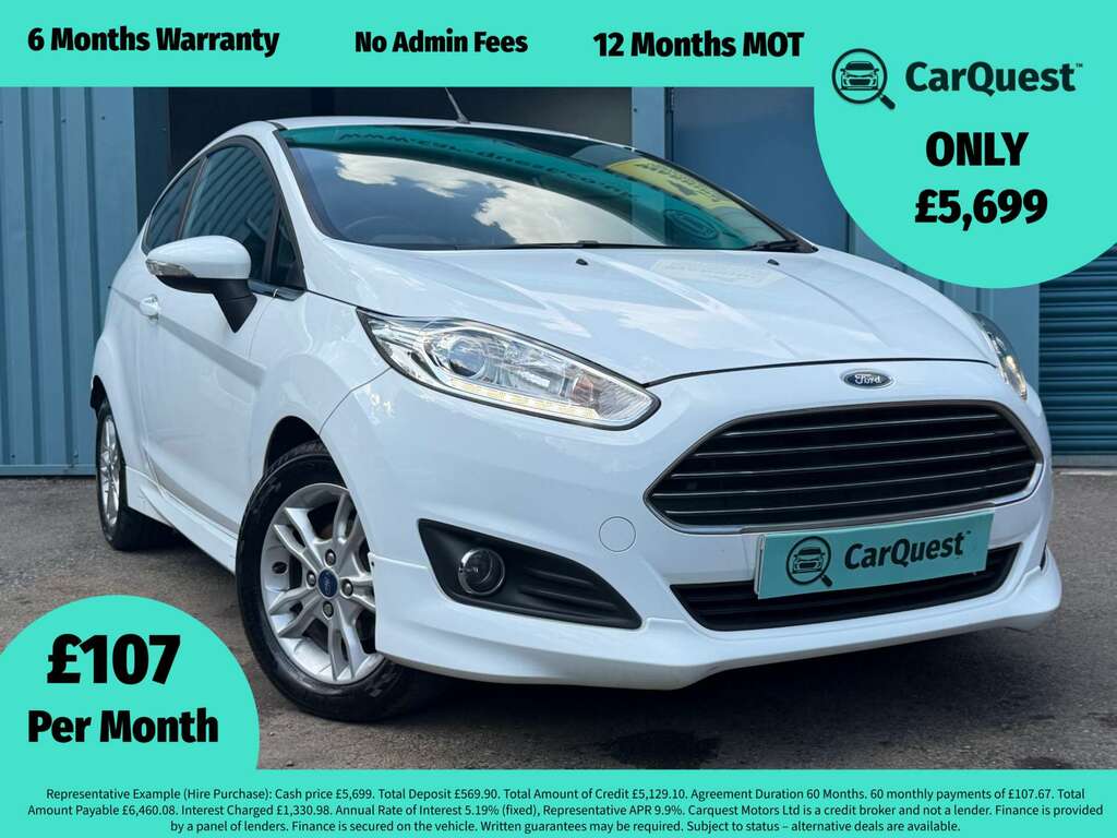 Ford Fiesta 1.2 Fiesta Zetec White