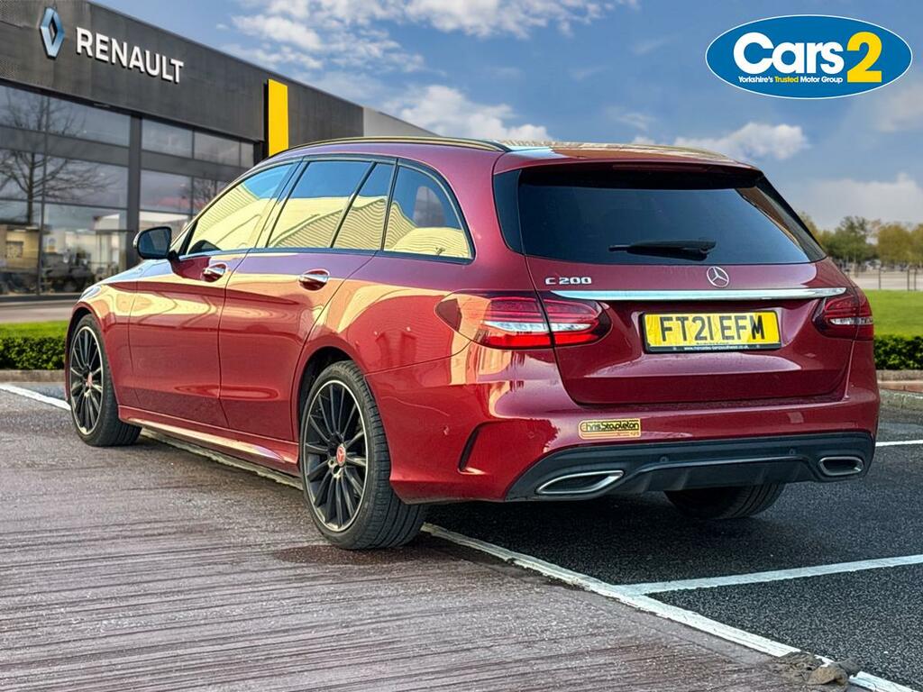 Mercedes-Benz C Class C200 Amg Line Night Ed Premium Plus 9G-tronic FT21EFM Red #5