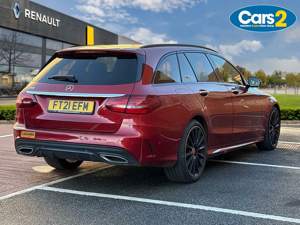 Mercedes-Benz C Class C200 Amg Line Night Ed Premium Plus 9G-tronic FT21EFM Red #3