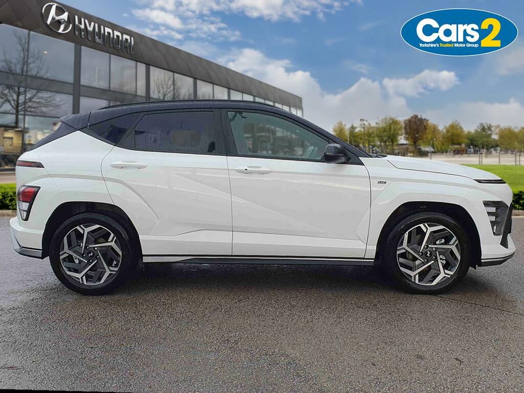 Hyundai Kona 1.6 H-gdi N Line Suv Hybrid Dct Euro 6 YH75HKY White #2