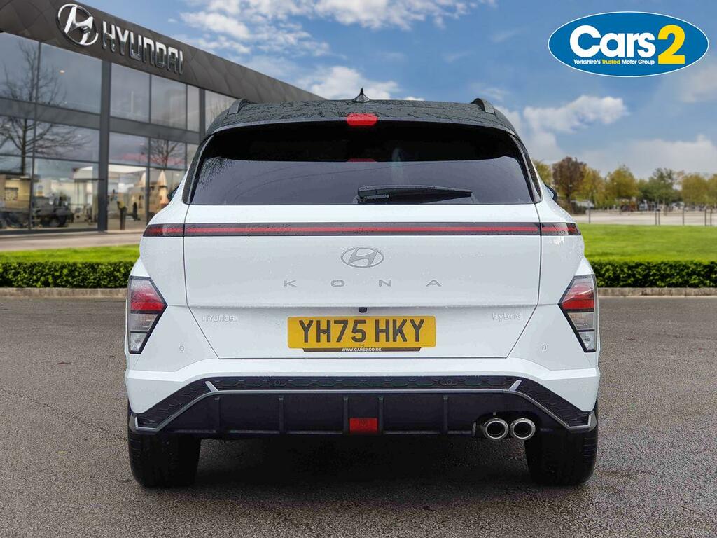 Hyundai Kona 1.6 H-gdi N Line Suv Hybrid Dct Euro 6 YH75HKY White #4