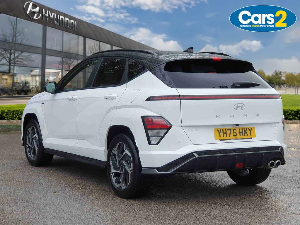 Hyundai Kona 1.6 H-gdi N Line Suv Hybrid Dct Euro 6 YH75HKY White #5
