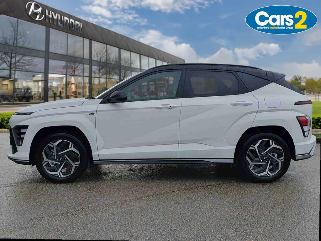Hyundai Kona 1.6 H-gdi N Line Suv Hybrid Dct Euro 6 YH75HKY White #6