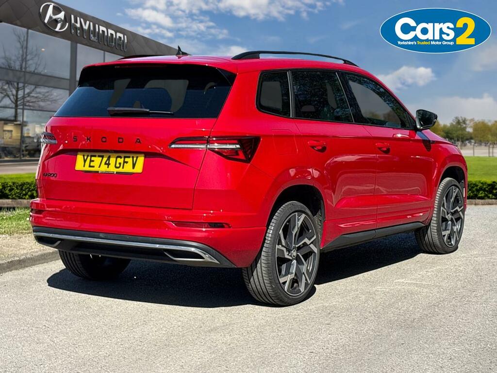 Skoda Karoq 1.5 Tsi Act Sportline Suv Dsg Euro 6 S YE74GFV Red #3