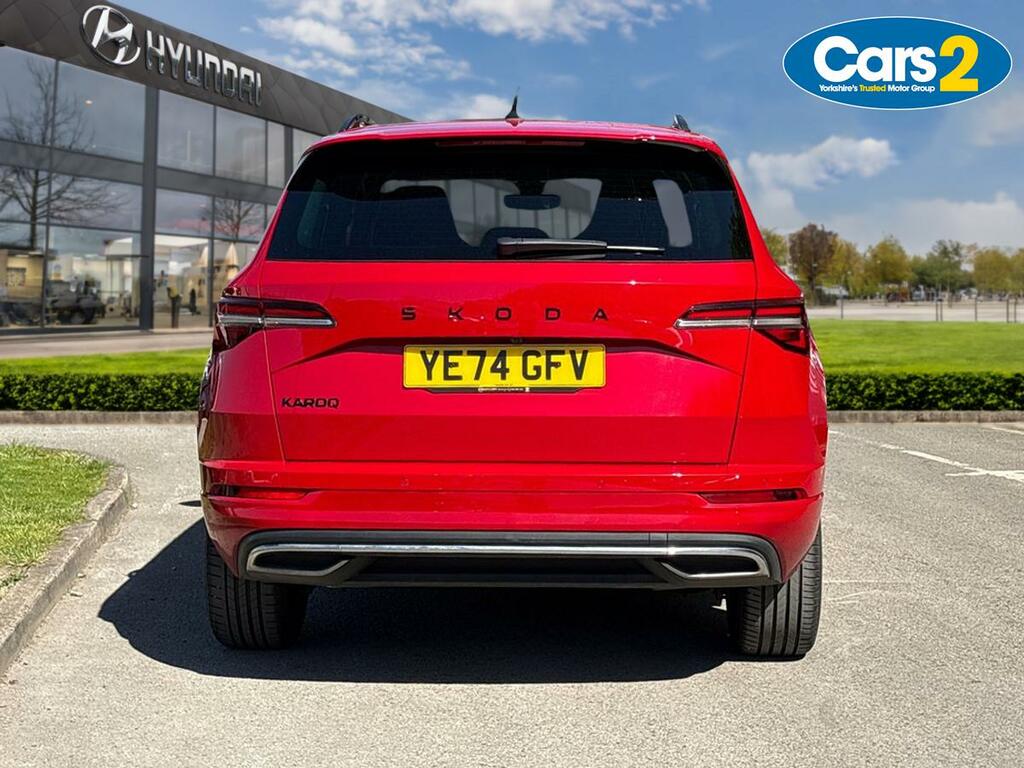 Skoda Karoq 1.5 Tsi Act Sportline Suv Dsg Euro 6 S YE74GFV Red #4