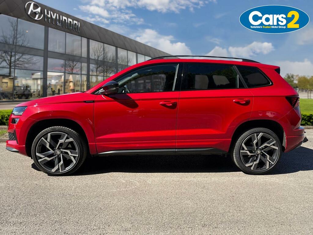 Skoda Karoq 1.5 Tsi Act Sportline Suv Dsg Euro 6 S YE74GFV Red #6