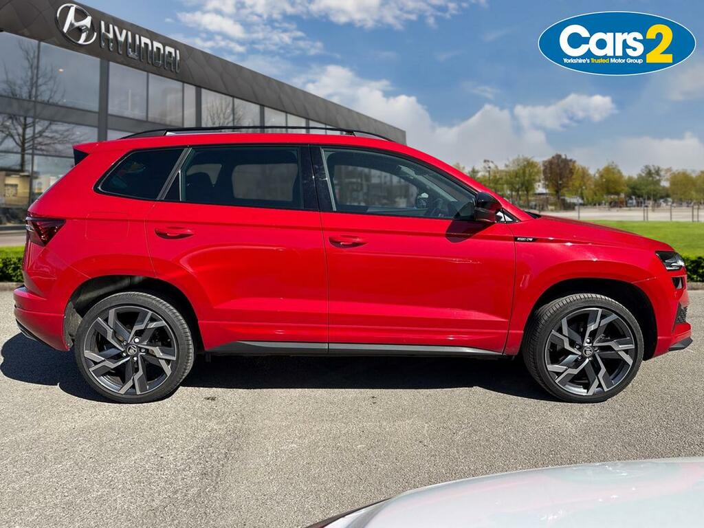 Skoda Karoq 1.5 Tsi Act Sportline Suv Dsg Euro 6 S YE74GFV Red #2
