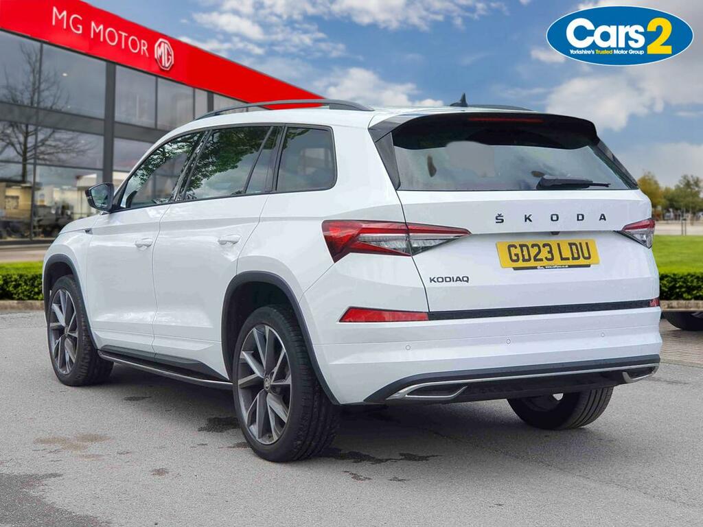 Skoda Kodiaq 1.5 Tsi Sport Line Dsg 7 Seat GD23LDU White #5