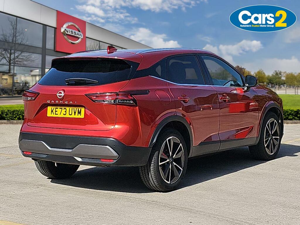 Nissan Qashqai 1.3 Dig-t Mh Tekna KE73UVM Red #3