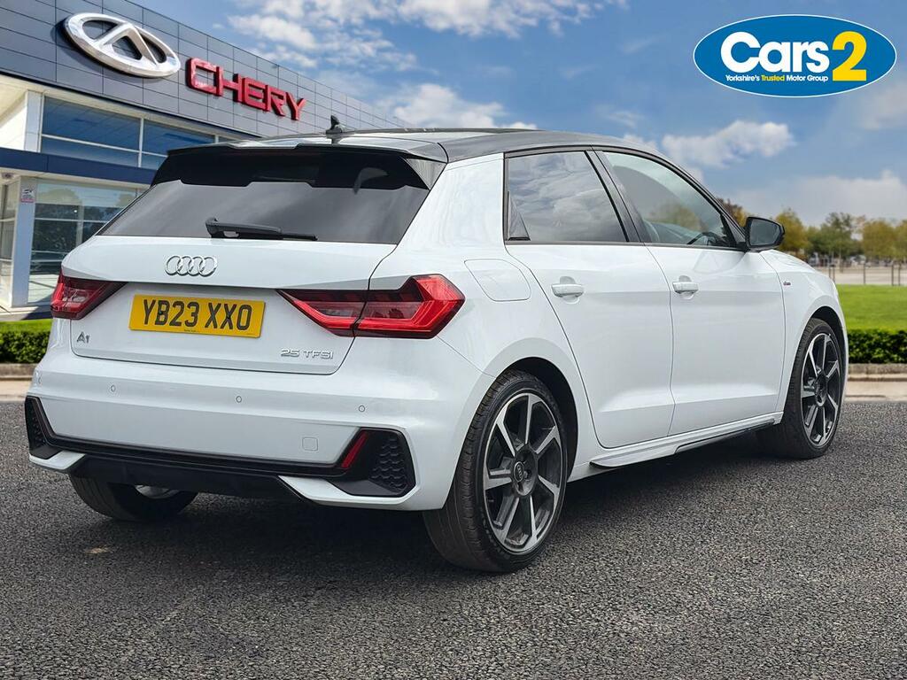 Audi A1 25 Tfsi Black Edition S Tronic YB23XXO White #3
