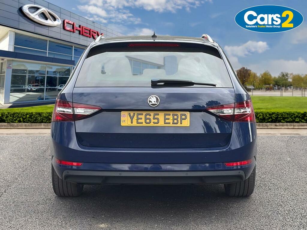 Skoda Superb 2.0 Tdi Cr Se L Executive Dsg Blue #4