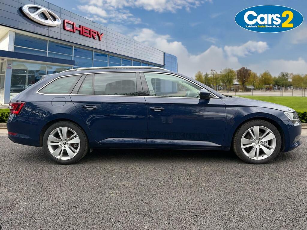 Skoda Superb 2.0 Tdi Cr Se L Executive Dsg Blue #2