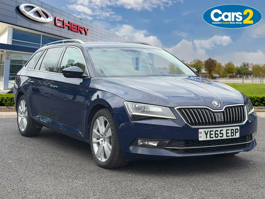 Skoda Superb 2.0 Tdi Cr Se L Executive Dsg Blue