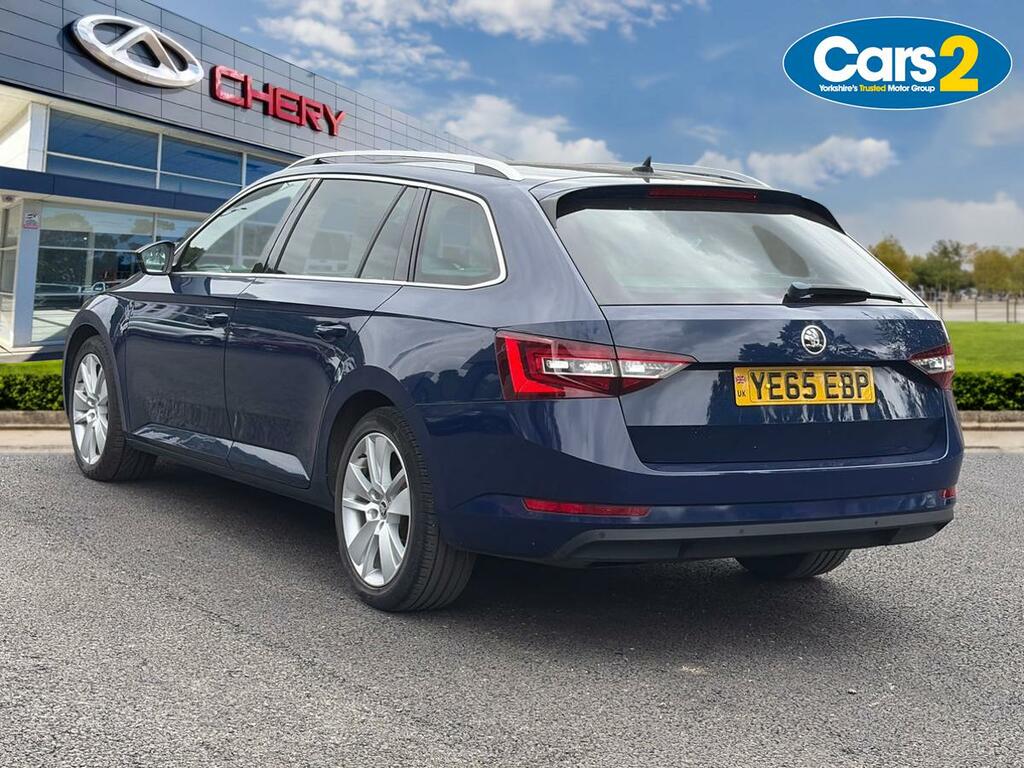 Skoda Superb 2.0 Tdi Cr Se L Executive Dsg Blue #5