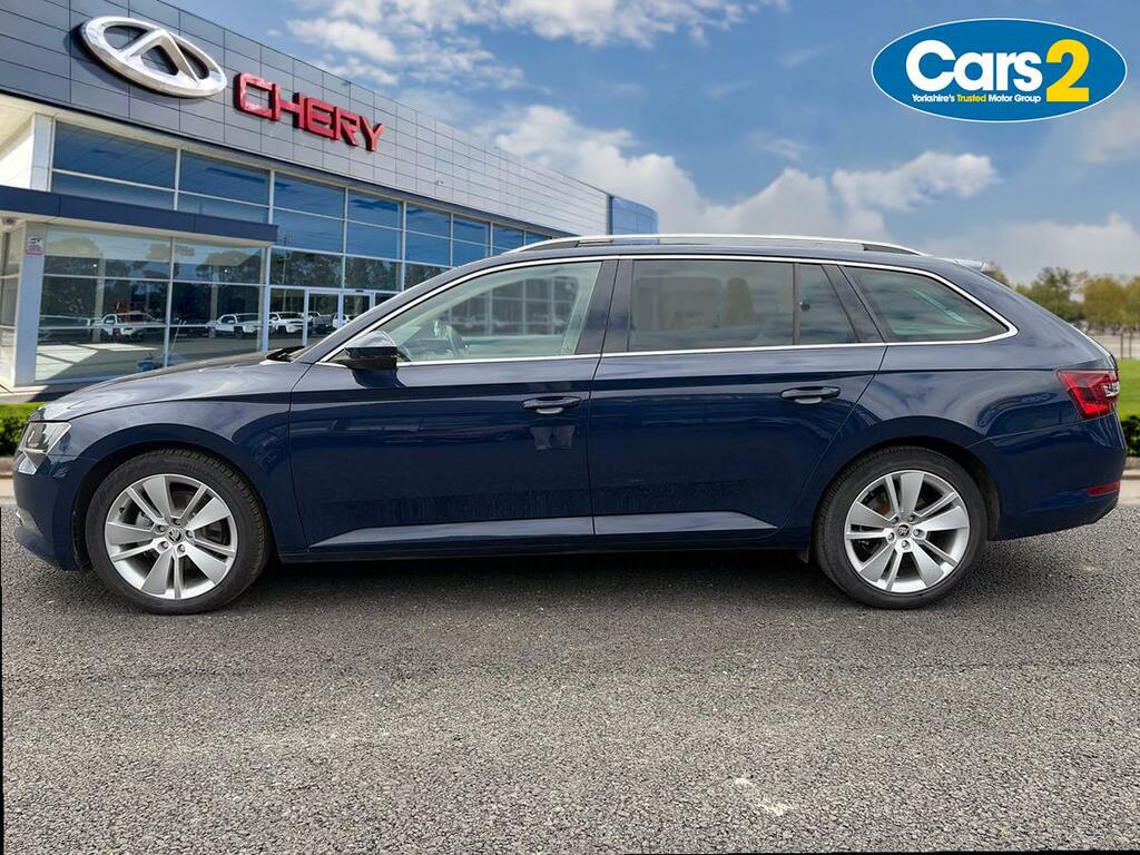 Skoda Superb 2.0 Tdi Cr Se L Executive Dsg Blue #6