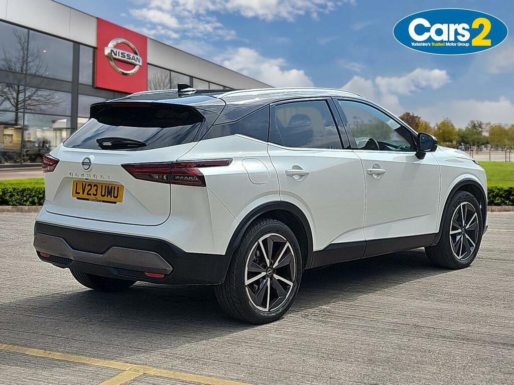 Nissan Qashqai 1.3 Dig-t Mhev Tekna Suv Hybrid Xtron 4 LV23UMU White #3