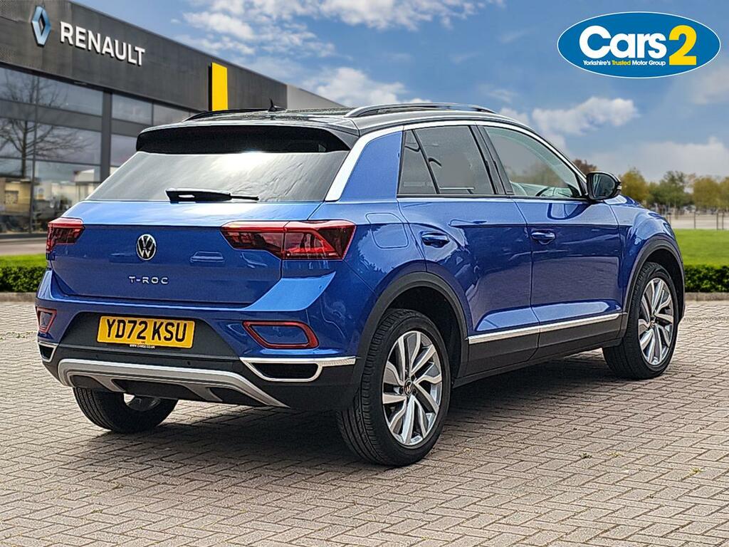 Volkswagen T-Roc 1.5 Tsi Style Dsg YD72KSU Blue #3