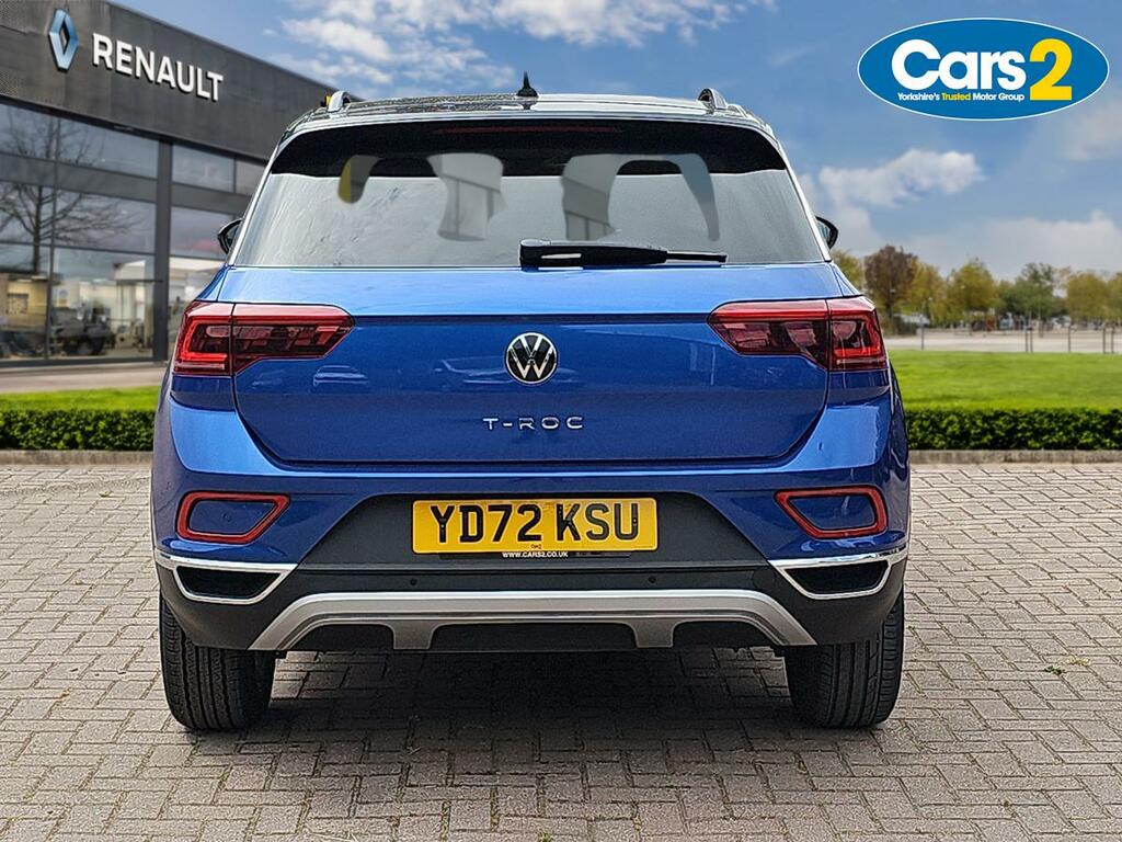 Volkswagen T-Roc 1.5 Tsi Style Dsg YD72KSU Blue #4