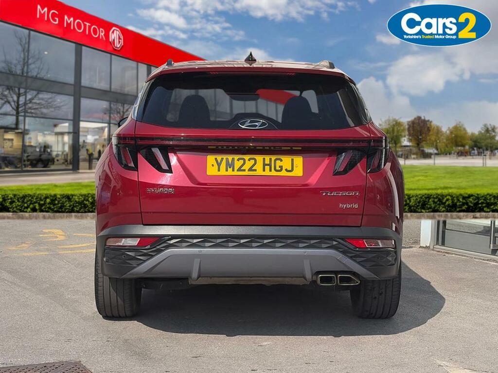 Hyundai Tucson 1.6 H T-gdi Premium Suv Hybrid Eur YM22HGJ Red #4