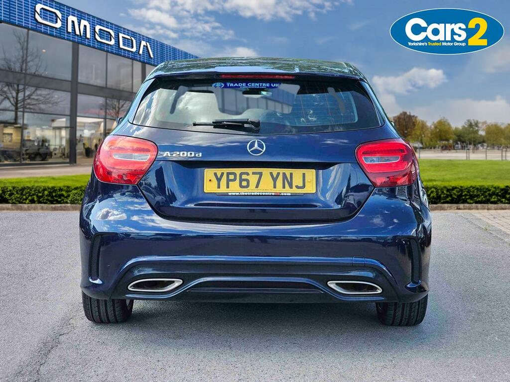 Mercedes-Benz A Class A200d Amg Line YP67YNJ Blue #4