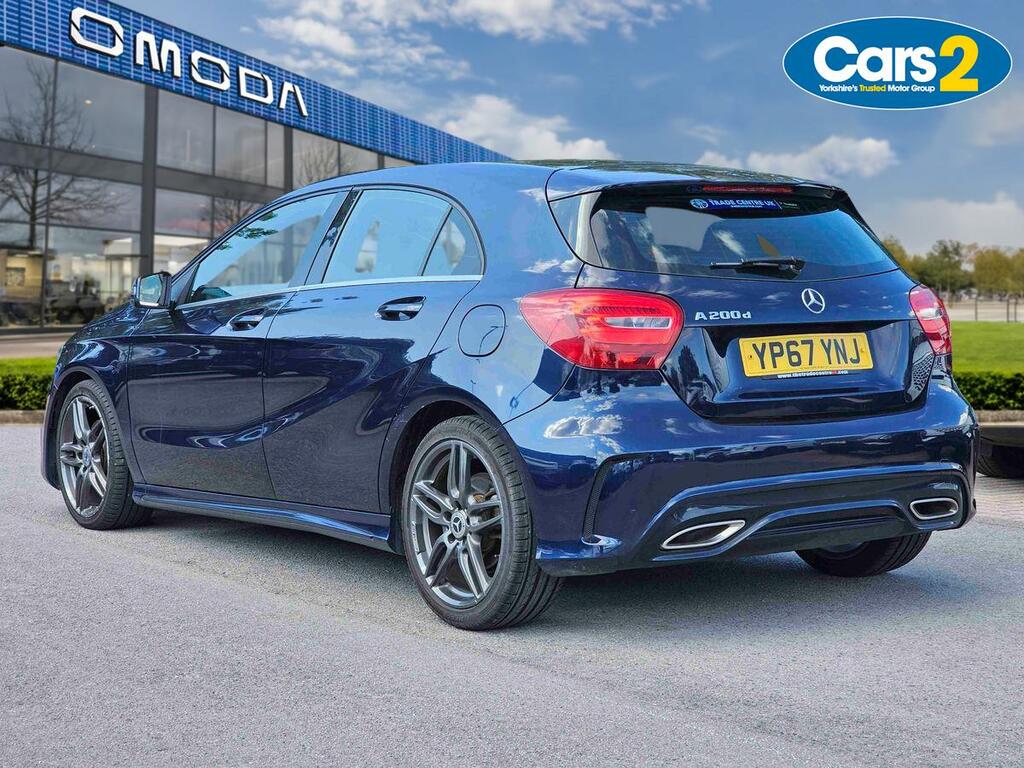 Mercedes-Benz A Class A200d Amg Line YP67YNJ Blue #5
