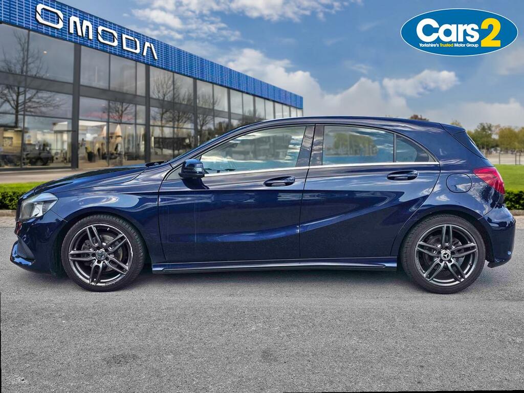 Mercedes-Benz A Class A200d Amg Line YP67YNJ Blue #6