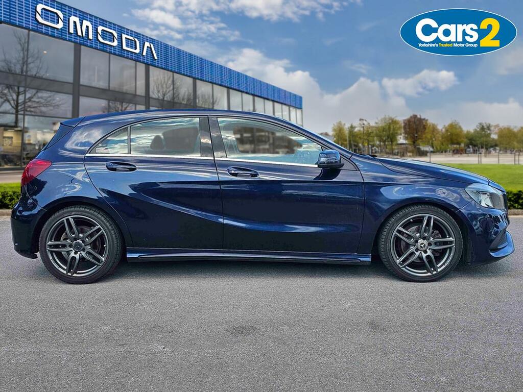 Mercedes-Benz A Class A200d Amg Line YP67YNJ Blue #2