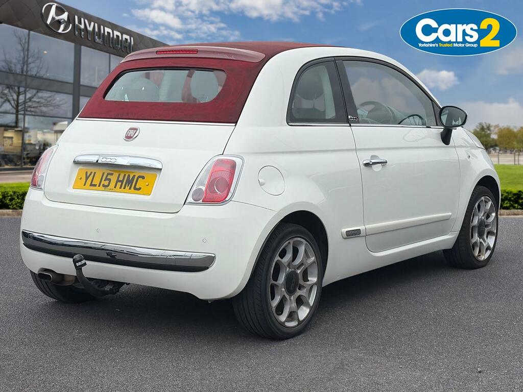 Fiat 500 1.2 Lounge Start Stop YL15HMC White #3