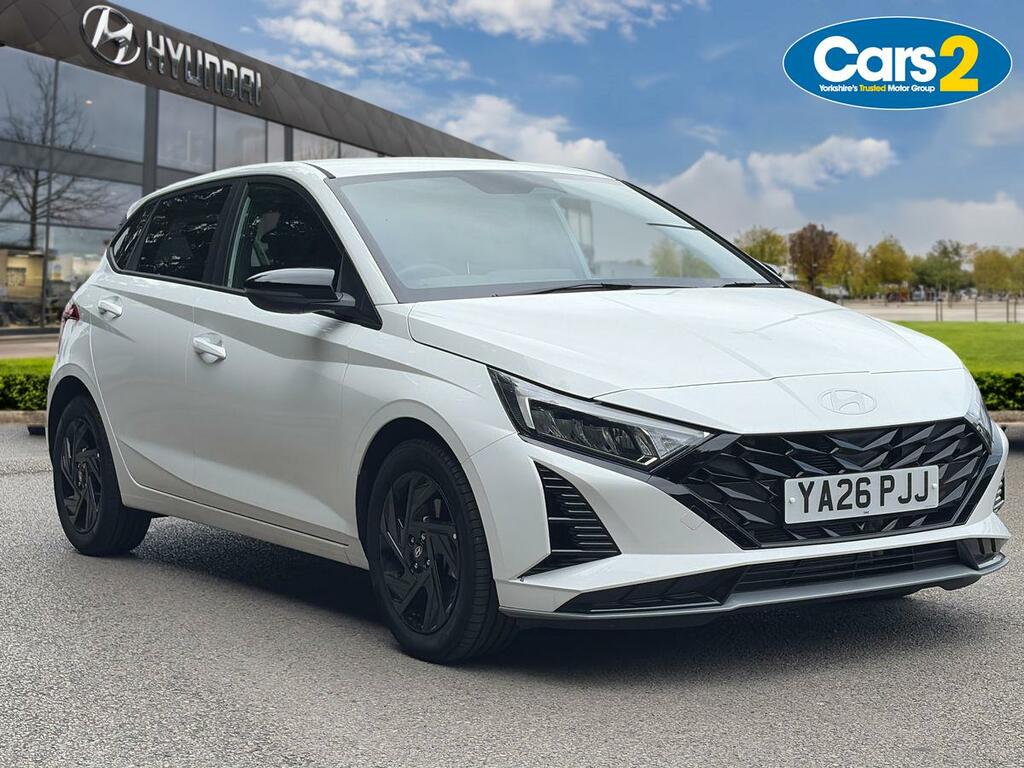Hyundai I20 1.0T Gdi 90 Black Line Dct White