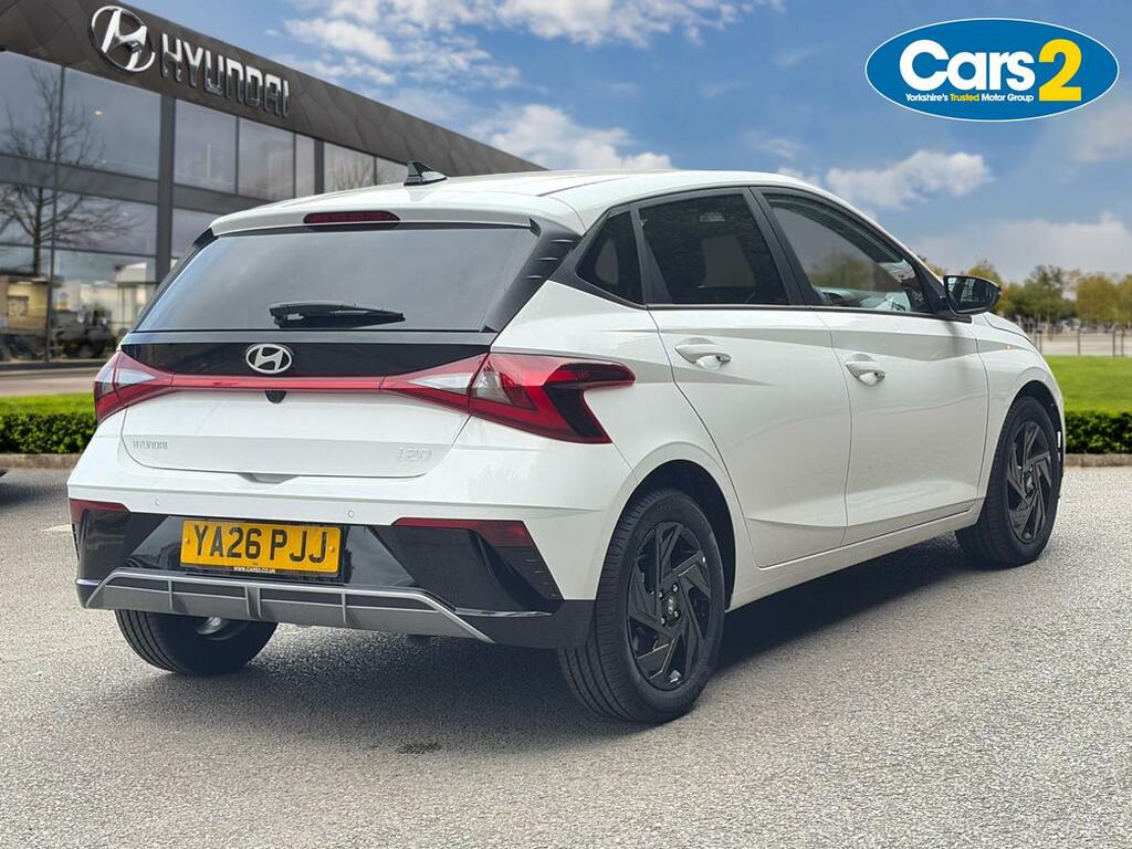 Hyundai I20 1.0T Gdi 90 Black Line Dct YA26PJJ White #3