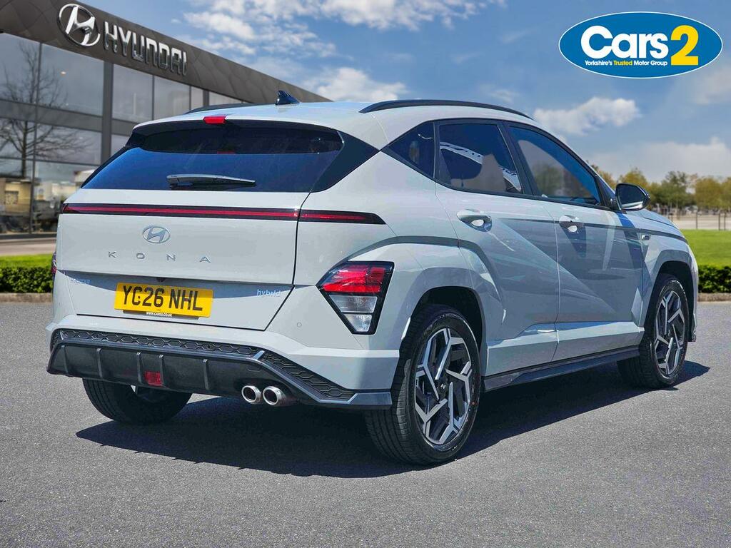 Hyundai Kona 1.6 H-gdi N Line Suv Hybrid Dct Euro 6 YC26NHL Grey #3