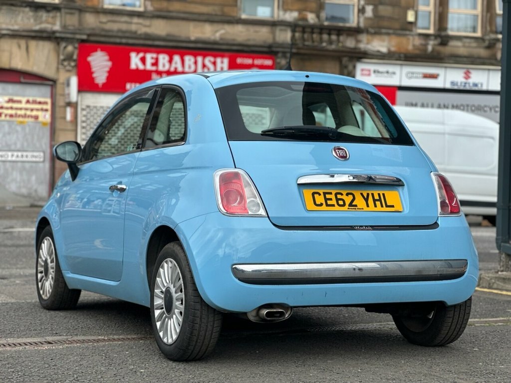 Fiat 500 1L Lounge CE62YHL Blue #4