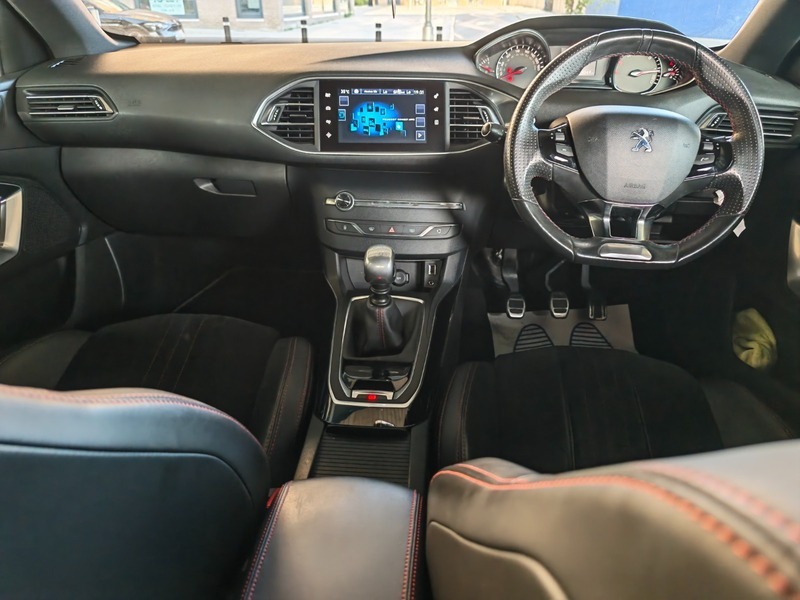 Peugeot 308 Hatchback 1.6 Hdi Gt Line Euro 5 Ss 20151 Blue #26
