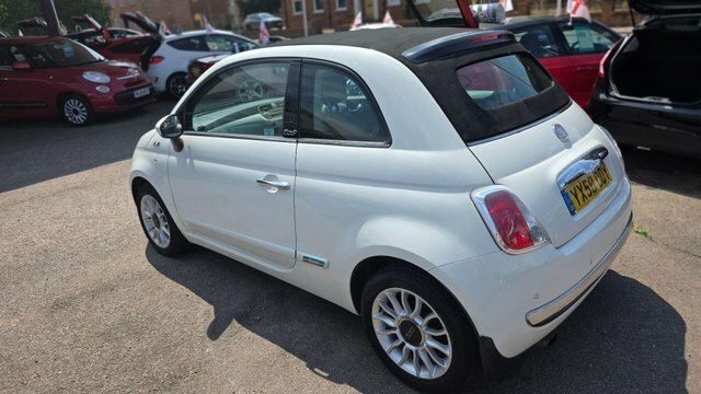 Fiat 500C C Pop White #9