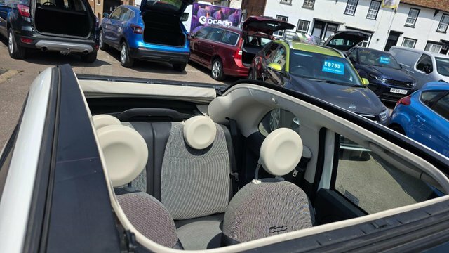 Fiat 500C C Pop White #33