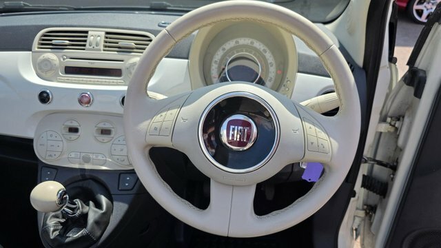 Fiat 500C C Pop White #30