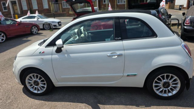 Fiat 500C C Pop White #11