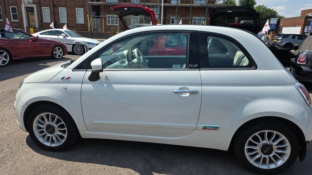 Fiat 500C C Pop White #10