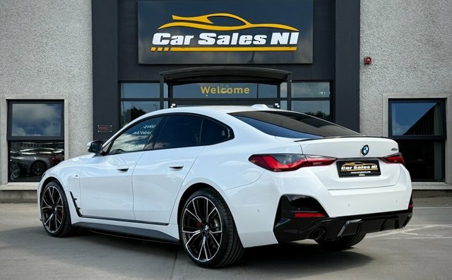 BMW 4 Series 2.0 420D Mht M Sport Hatchback Hybrid A AF22XCR White #4