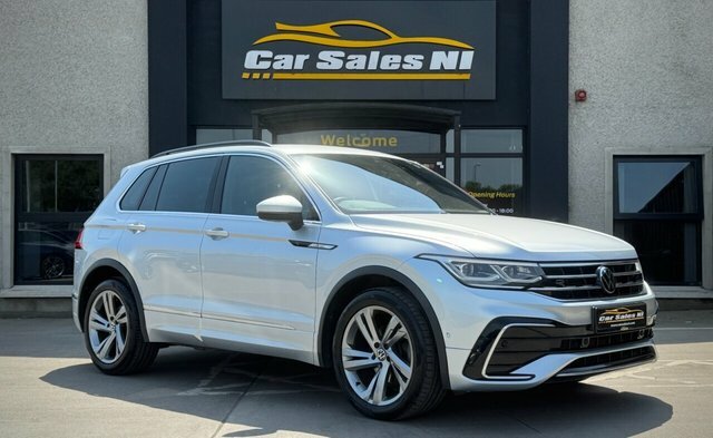 Volkswagen Tiguan 2.0 Tdi R-line Edition Suv Dsg Euro 6 DF72TVW Silver